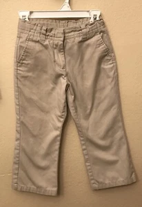 IZOD Khaki Girls Pants Size 5 Regular Approved Schoolwear Uniform - Picture 1 of 5