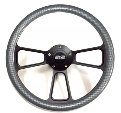 1964 - 1965 Chevelle, El Camino Fibra de Carbono Volante SS BOCINA KIT, Adaptador Foto 1 de 4