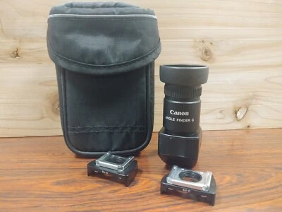 [Almost MINT] Canon ANGLE FINDER C Ed-c Ec-c Adapter w/ Case From JAPAN - Image 1 of 4