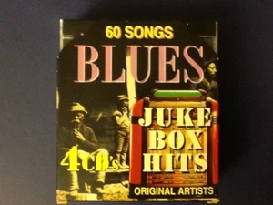 60 Songs~ BLUES 4 CDs ORIGINAL Juke Box HITS John lee hooker/howlin' wolf/bo did - Picture 1 of 8