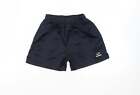 Sandico Boys Blue Polyester Sweat Shorts Size 3 4 Years Regular