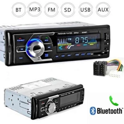 STEREO AUTORADIO BLUETOOTH MP3 SD CARD AUX VIVAVOCE FM RADIO 2035 BT - Immagine 1 di 3