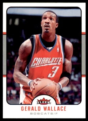 Fleer Gerald Wallace 100 Charlotte Bobcats #20 2006-07 Foto 1 de 2