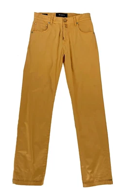 Kiton Napoli Italy Cotton Stretch Trousers Pants yellow gold Mens 29 x 30 - Image 1 of 4