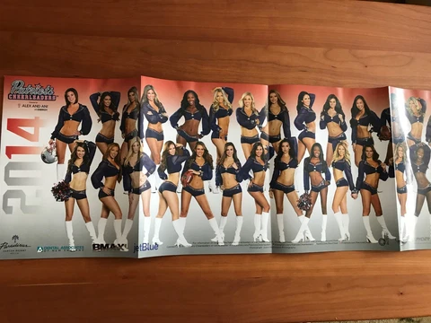 *NEW* 2014 New England Patriots Cheerleaders Poster! Super Bowl XLIX Champions! Cover