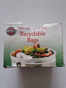 50pcs 6 Litre Compostable Caddy Liners for Food Waste/Caddy Bags 6L Damaged Box