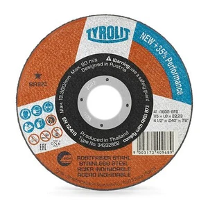 Tyrolit Superthin Cutting Discs 115x1mm, 125x1mm & 230x2mm Box of 25 - Picture 1 of 1
