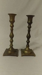 Vintage Brass Classic Candle Holder Candlesticks - Picture 1 of 5