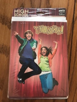 Party Express 8 Thank You Nots High School Musical Ships N 24h - Image 1 of 2