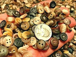 Nuevo lote mixto de 100 botones colores tono tierra tamaño 1/2 pulgada = 12 mm - granel ET - Imagen 1 de 6