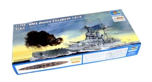 TRUMPETER 05797 Military Model 1/700 War Ship HMS Queen Elizabeth 1918 P5797 - Foto 1 di 1