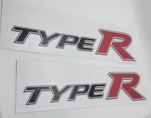 2 PCS New Type R Vinyl Decal Sticker Side Graphics Honda FK8 Civic Type R EK9 - Picture 1 of 3