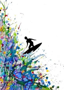 A Pollock's Point Break Marc Allante Art Print - Picture 1 of 1