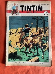 BELGISCHER STRUPPI NR. 37 VOM 11.09.1947 BLAKE ET MORTIMER CORENTIN CUVELIER LAUDY - Bild 1 von 1