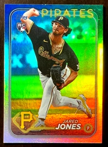 2024 Topps Update Jared Jones Rookie Rainbow Foil #US49 Pirates RC SP - Picture 1 of 3