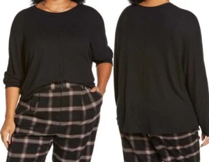 Treasure & Bond Women's Sweatshirt Black Size 2XL Long-Sleeve Pullover NWT - Picture 1 of 5