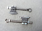 Zp01 Small Viking Norse Celt Axe Pendants (X2) Amulet Silver Colour Free Uk Post