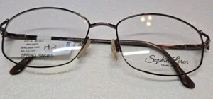 1 Unit New Sophia Loren's Beau Rivage Brown Eyeglass Frame 53-16-135  - Picture 1 of 8