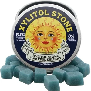 Xylit Stein | Xylit Zuckerfrei Starker Minzatem 70g (1er Pack) - Bild 1 von 9
