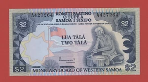 WESTERN SAMOA 2 TALA ( 1980 ) PICK # 20 UNC LESS. - Picture 1 of 2