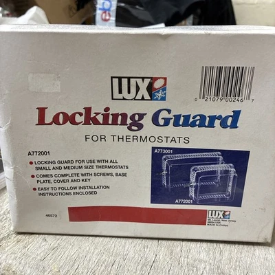 LUX Locking Thermostat Guard  A772001 - Image 1 of 3
