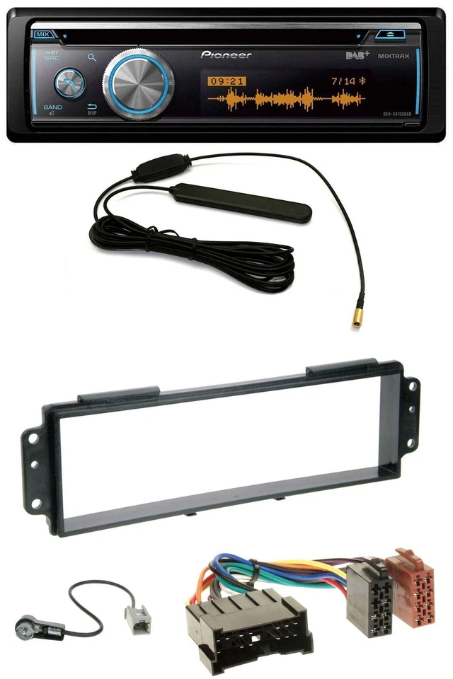 Pioneer CD USB Bluetooth DAB MP3 Autoradio für Kia Picanto (2008-2011) - Bild 1 von 4