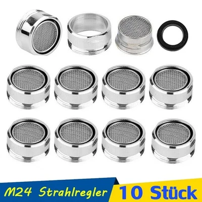 10x Perlator Strahlregler Luftsprudler M24 Wasserhahn sieb Einsatz Mischdüse Set - Bild 1 von 4