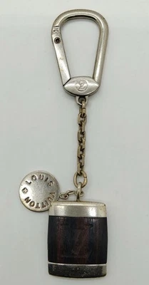 Подлинный Louis Vuitton Porte Clé Bois ключ кольцо сумка подвеска M65337 дерева металла #6073P - Изображение 1 из 4