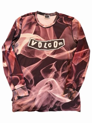 Vintage Volcom Men’s Sz Medium Brown Smoke Motocross Riding Jersey Moto MX - Image 1 of 4