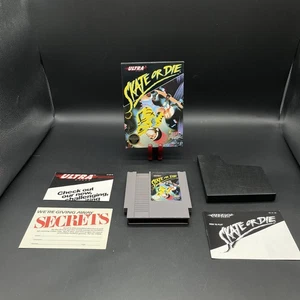 Skate or Die (Nintendo NES, 1988) CIB w Manual Tested Working - Picture 1 of 20