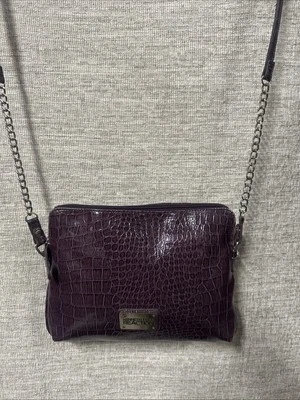 Bolso Bandolera Kenneth Cole Reaction Púrpura Imitación Serpiente Bolso Colgante Foto 1 de 4