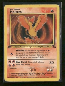 Fossil Moltres (27) 1st Edition #27/62 - Picture 1 of 2