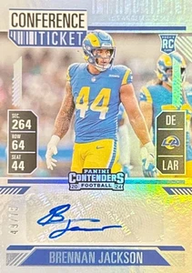2024 Panini Contenders- Rookie Ticket Conference Auto /75- Brennan Jackson (RC) - Picture 1 of 2