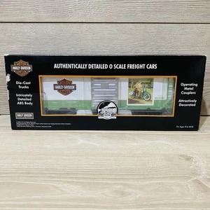 MTH Premier Harley Davidson Boxcar (1960 Edition) 20-93219 (NOS)  - Picture 1 of 7
