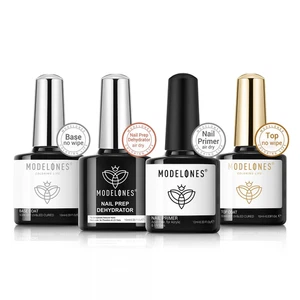 Modelones Base Top Coat Set Primer Dehydrator Gelnägel 10ML UV Nagellack Unter-  - Bild 1 von 8