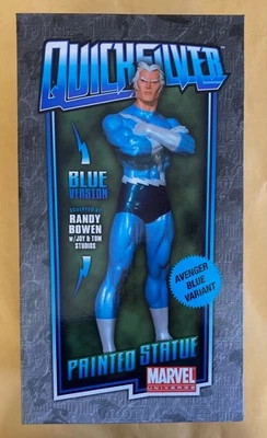 ESTATUA MERCURIO TAMAÑO COMPLETO VENGADORES VARIANTE AZUL Randy Bowen 0444/1000 Foto 1 de 4