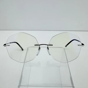 Silhouette Brille Brillengestell 5561 70 7000 17 - 135 Silber Titan Schwarz Austria - Bild 1 von 11
