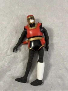 POWER RANGERS Stretchy Red Ranger Figure Vintage Dai Rangers - Picture 1 of 15