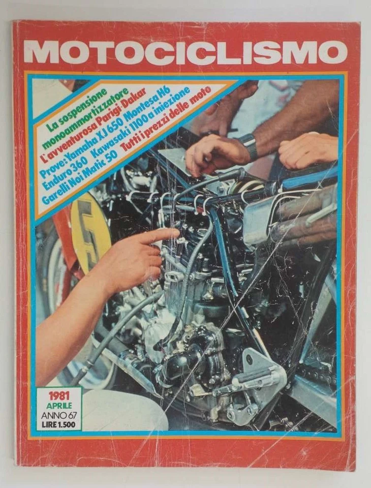 Motociclismo Abril 1981 Yamaha XJ 650 Kawasaki 1100 Foto 1 de 1