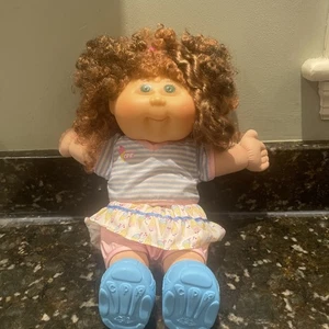 Rare Cabbage Patch Kid CPK 2009 Jakks Pacific Green Eyes Curly Red Cornsilk Hair - Bild 1 von 6