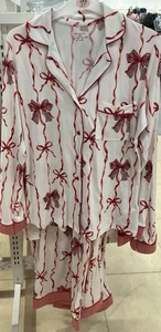 Conjunto de pijama de novio satinado lazos y cintas talla UK 4-24 2XS-2XL - Imagen 1 de 3