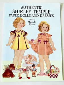 Auténtico libro de muñecas de papel Shirley Temple ~ Marta Krebs ~ 1991 ~ SIN CORTAR - Imagen 1 de 5