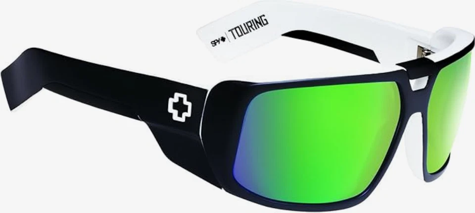 Spy Optic Touring Sunglasses 66-14-124 WHITEWALL Green Spectra 670795809811% - Image 1 of 1