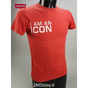 T-shirt Levi's 501 jeans uomo RED TAB colore rosso Taglia S 100% cotone - Foto 1 di 3