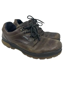 ECCO Shoes Low GORE-TEX Waterproof Hiking Brown Men 42 - Picture 1 of 7