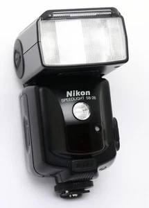 🙂 Nikon Speedlight SB-28 flash con bolsa #3006592 || ¡del distribuidor! - Imagen 1 de 8