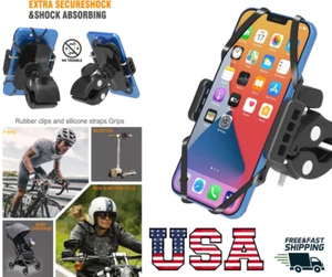 2 Support Support Téléphone Moto Vélo pour iPhone Samsung Clip Antichoc 360° - Photo 1 sur 10