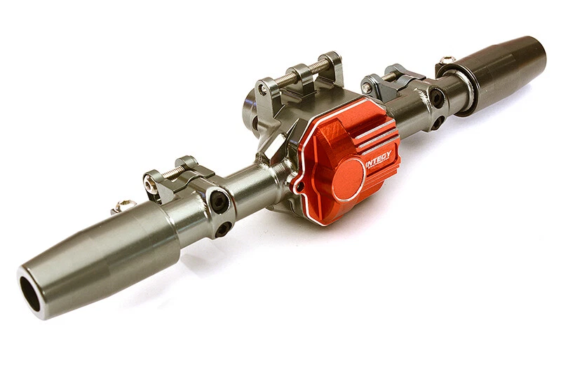 Billet Machined Rear Axle Housing Kit for 1/10 SCX10 II 90046 Scale Rock Crawler - Image 1 of 1