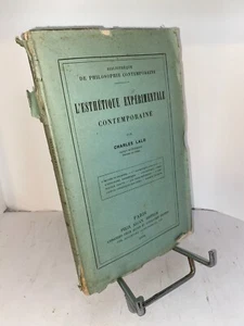 L'esthétique expérimentale contemporaine par Charles Lalo 1908 - Picture 1 of 2