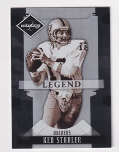 Leaf Limited Legend #150 Ken Stabler 353/499 2008 Oakland Raiders Salón de la fama - Imagen 1 de 2